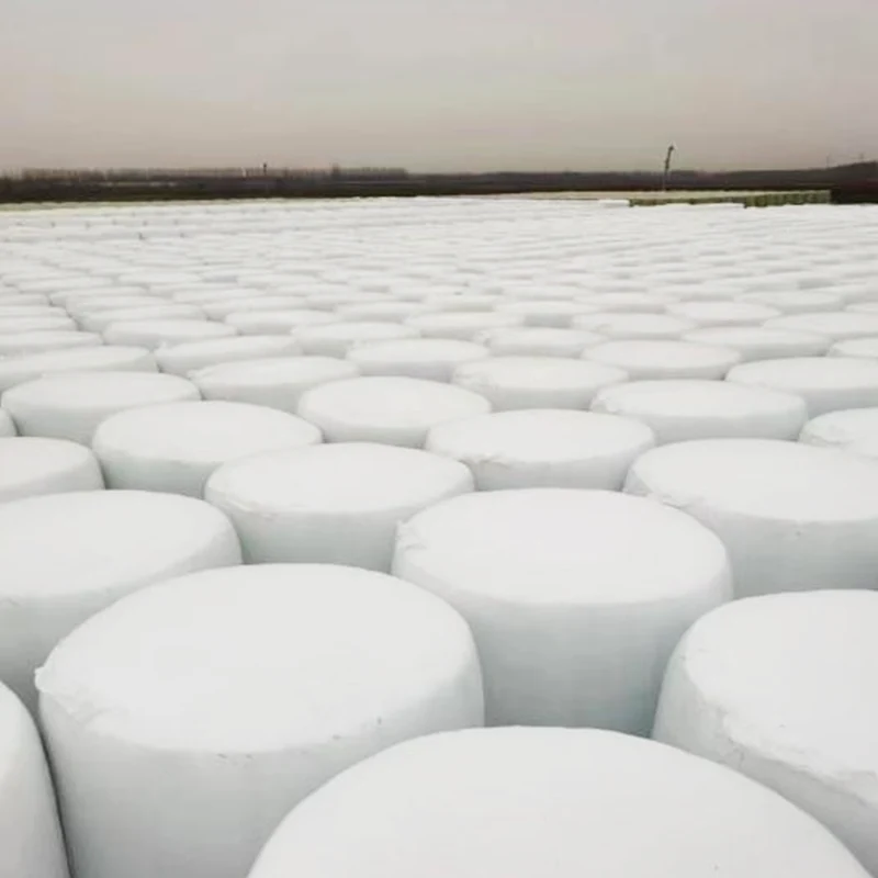 Mais-Silage in Ballenform mit hoher Dichte