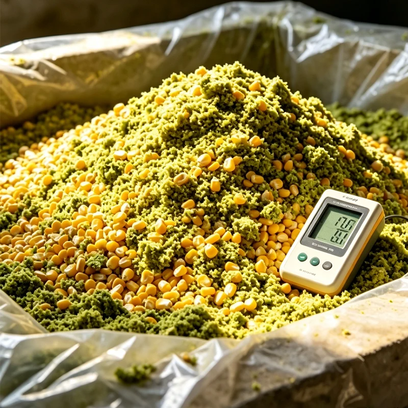 Hochwertige fermentierte Maissilage