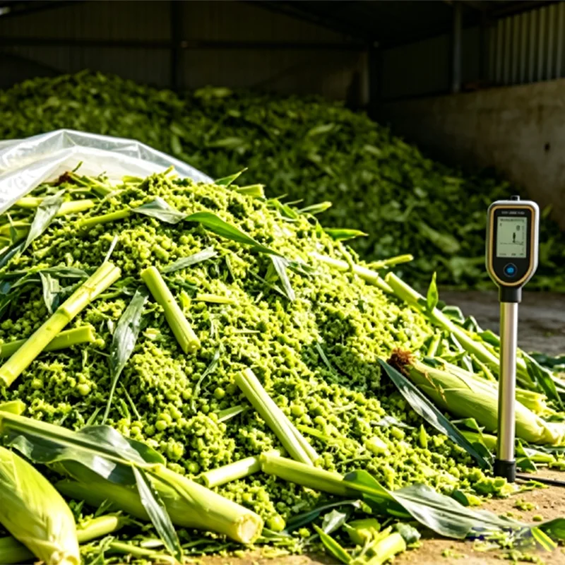 Mais-Silage mit hohem Stärkegehalt