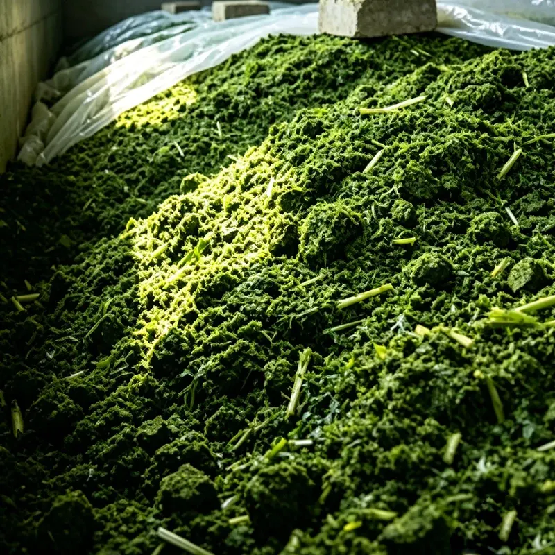 Langfristig fermentierte Maissilage