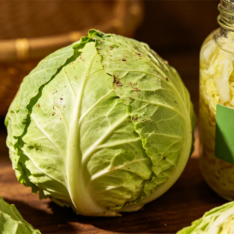 Eingelegter runder Kohl