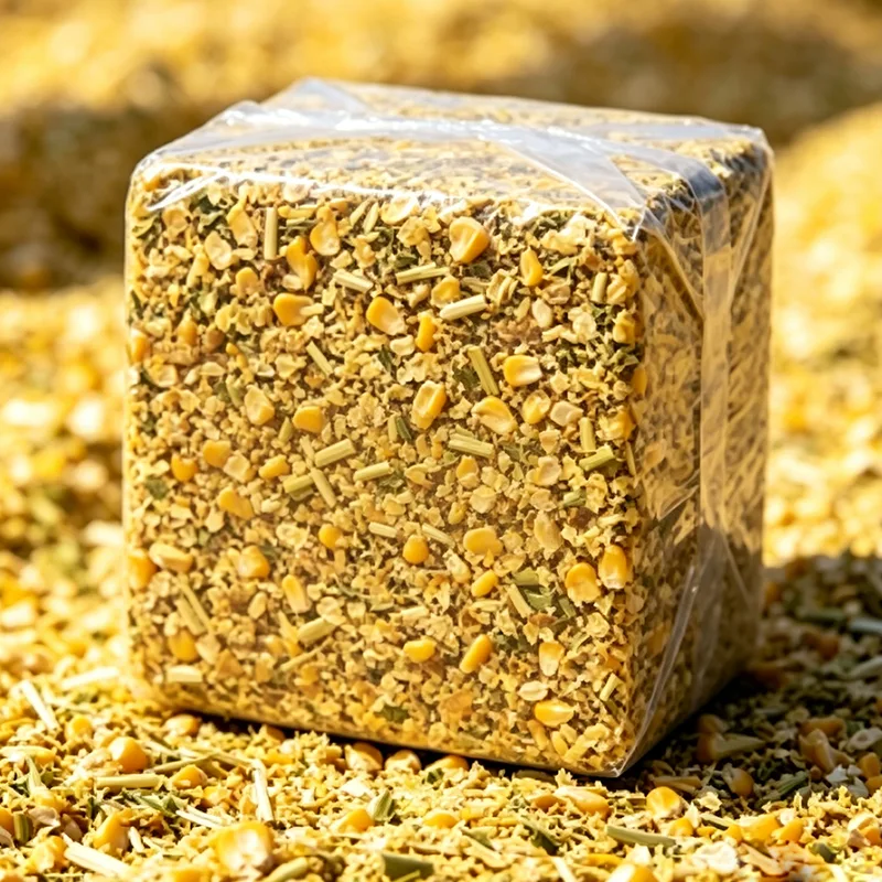 Quaderballen-Maissilage